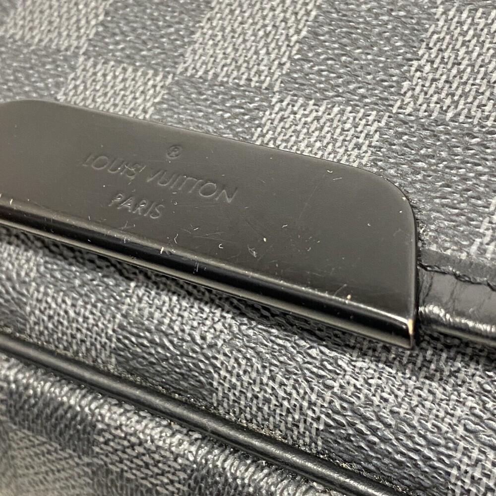 Louis Vuitton Damier Graphite Black Daniel Shoulder Bag Black - Picture 12 of 13